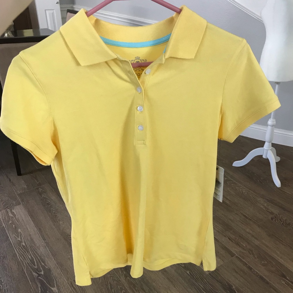 Izod Short Sleeve Yellow Polo